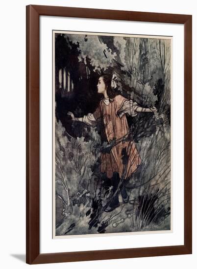 Mary Finds the Door-Charles Robinson-Framed Art Print