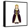 Mary from Edinburgh-Tosh-Framed Stretched Canvas