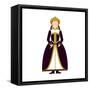 Mary from Edinburgh-Tosh-Framed Stretched Canvas