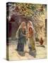 Mary goes to the house of Zacharias - Bible-William Brassey Hole-Stretched Canvas