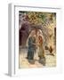 Mary goes to the house of Zacharias - Bible-William Brassey Hole-Framed Giclee Print