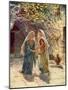 Mary goes to the house of Zacharias - Bible-William Brassey Hole-Mounted Giclee Print