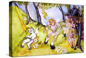 Mary Had a little Lamb-Zelda Fitzgerald-Stretched Canvas
