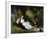 Mary Hall in the Character of Una-Benjamin West-Framed Giclee Print