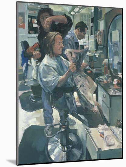Mary Having her Hair Washed, 1989-Hector McDonnell-Mounted Giclee Print