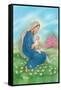Mary Holding Baby Jesus-Christo Monti-Framed Stretched Canvas