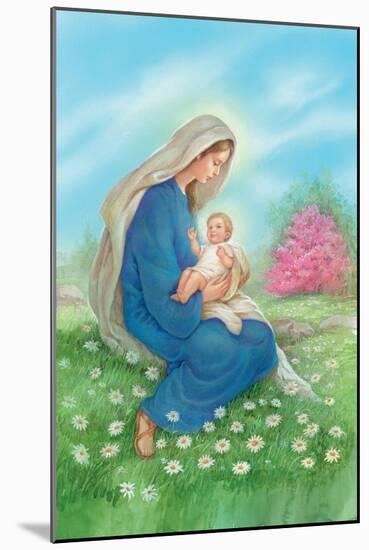 Mary Holding Baby Jesus-Christo Monti-Mounted Giclee Print