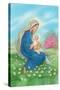 Mary Holding Baby Jesus-Christo Monti-Stretched Canvas