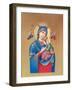 Mary Holding Jesus with Angels Flying Around-Christo Monti-Framed Giclee Print