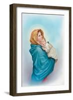 Mary Holding Jesus-Christo Monti-Framed Giclee Print