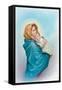 Mary Holding Jesus-Christo Monti-Framed Stretched Canvas