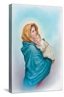 Mary Holding Jesus-Christo Monti-Stretched Canvas