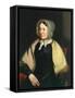 Mary Holmes, Wife of John Holmes, Grocer in Keighley-John Hunter Thompson-Framed Stretched Canvas