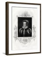 Mary I (1516-155), also known as Mary Tudor, 1860-null-Framed Giclee Print