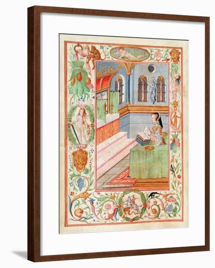 Mary I Blessing Cramp Rings-null-Framed Giclee Print