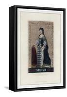 Mary II, Queen of England, Scotland and Ireland-R Anderson-Framed Stretched Canvas