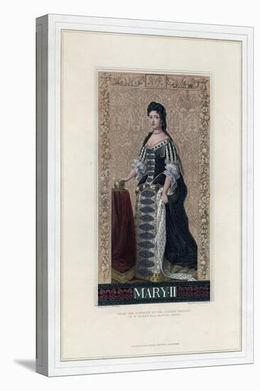 Mary II, Queen of England, Scotland and Ireland-R Anderson-Stretched Canvas