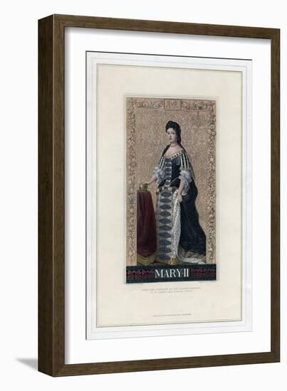 Mary II, Queen of England, Scotland and Ireland-R Anderson-Framed Giclee Print