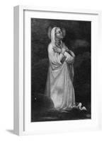 Mary, in Prayer-Andrea Orcagna-Framed Art Print