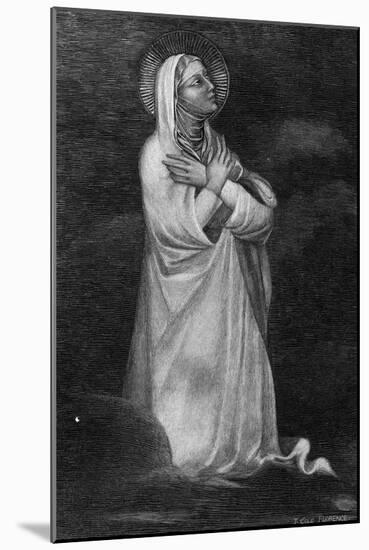 Mary, in Prayer-Andrea Orcagna-Mounted Art Print