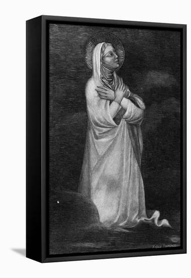 Mary, in Prayer-Andrea Orcagna-Framed Stretched Canvas