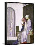 Mary in the House of Elizabeth, 1917-Robert Anning Bell-Framed Stretched Canvas