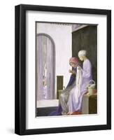 Mary in the House of Elizabeth, 1917-Robert Anning Bell-Framed Premium Giclee Print