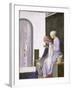 Mary in the House of Elizabeth, 1917-Robert Anning Bell-Framed Giclee Print