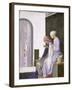 Mary in the House of Elizabeth, 1917-Robert Anning Bell-Framed Giclee Print