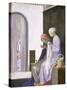 Mary in the House of Elizabeth, 1917-Robert Anning Bell-Stretched Canvas