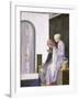 Mary in the House of Elizabeth, 1917-Robert Anning Bell-Framed Giclee Print