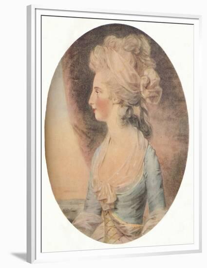 'Mary Isabella, Duchess of Rutland', c1781-John Downman-Framed Premium Giclee Print