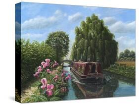 Mary Jane Chesterfield Canal Notts-Richard Harpum-Stretched Canvas