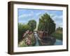 Mary Jane Chesterfield Canal Notts-Richard Harpum-Framed Art Print