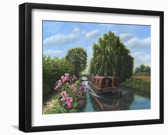 Mary Jane Chesterfield Canal Notts-Richard Harpum-Framed Art Print