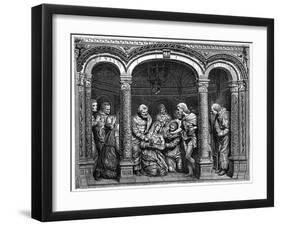 Mary, Jesus, Last Rites-null-Framed Art Print