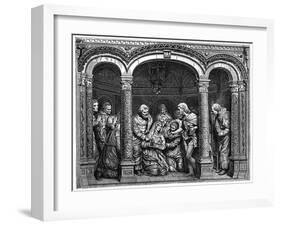 Mary, Jesus, Last Rites-null-Framed Art Print