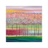 Redbud Trees-Mary Johnston-Giclee Print