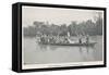 Mary Kingsley on the Ogowe River, Gabon, During Her Travels There Between 1862 and 1900-null-Framed Stretched Canvas