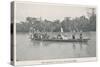 Mary Kingsley on the Ogowe River, Gabon, During Her Travels There Between 1862 and 1900-null-Stretched Canvas