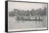 Mary Kingsley on the Ogowe River, Gabon, During Her Travels There Between 1862 and 1900-null-Framed Stretched Canvas