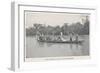 Mary Kingsley on the Ogowe River, Gabon, During Her Travels There Between 1862 and 1900-null-Framed Art Print