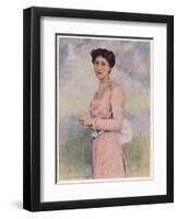 Mary Lady Curzon-Mortimer Menpes-Framed Art Print