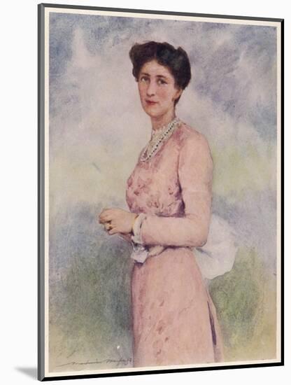 Mary Lady Curzon-Mortimer Menpes-Mounted Art Print