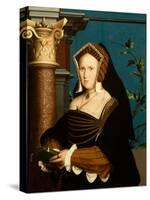 Mary, Lady Guildford, 1527-Hans Holbein the Younger-Stretched Canvas