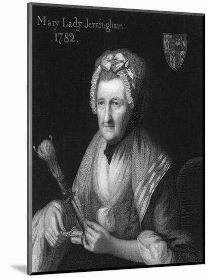 Mary Lady Jerningham-John Opie-Mounted Art Print