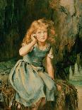 Portrait of Nancy, Daughter of Arthur Tooth-Mary Lemon Waller-Stretched Canvas