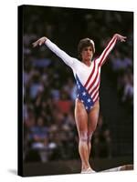 Mary Lou Retton in the Competition-null-Stretched Canvas