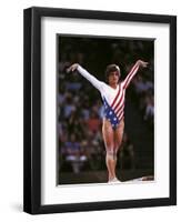 Mary Lou Retton in the Competition-null-Framed Premium Photographic Print