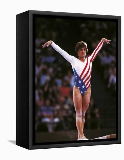 Mary Lou Retton in the Competition-null-Framed Stretched Canvas